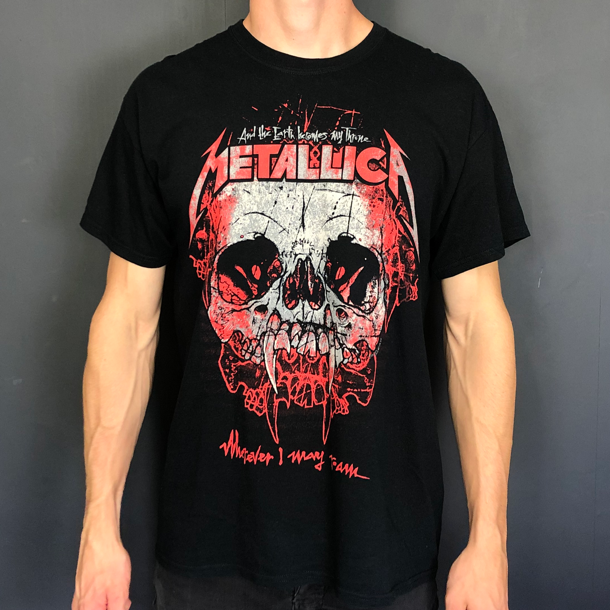 VINTAGE Metallica ROCK BAND / METAL TEE - Large - Vintique Clothing