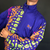 Vintage ‘Victory Team’ Crazy Print Track Jacket - Large - Vintique Clothing