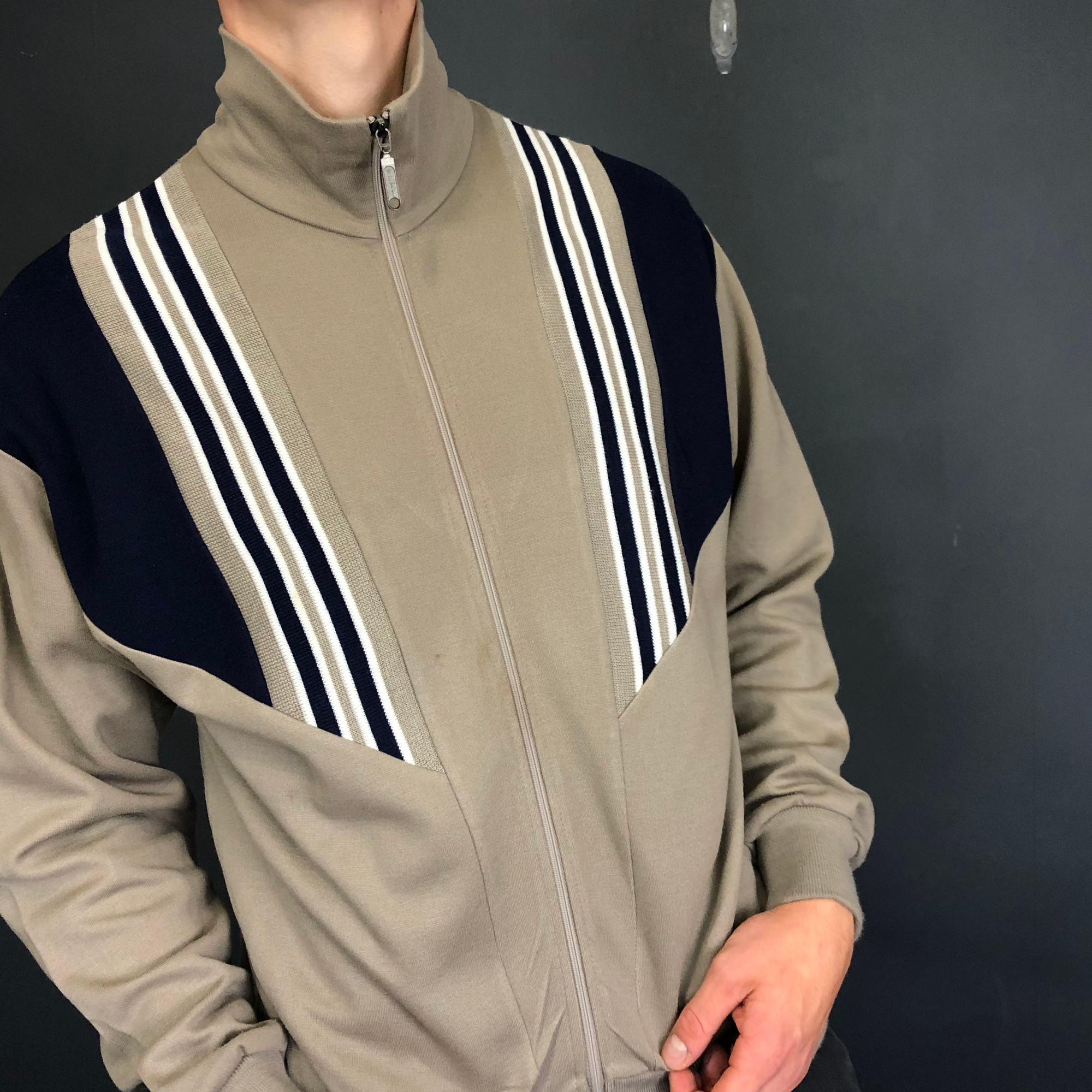 VINTAGE 70S / EARLY 80S TRACK JACKET - Large - Vintique Clothing