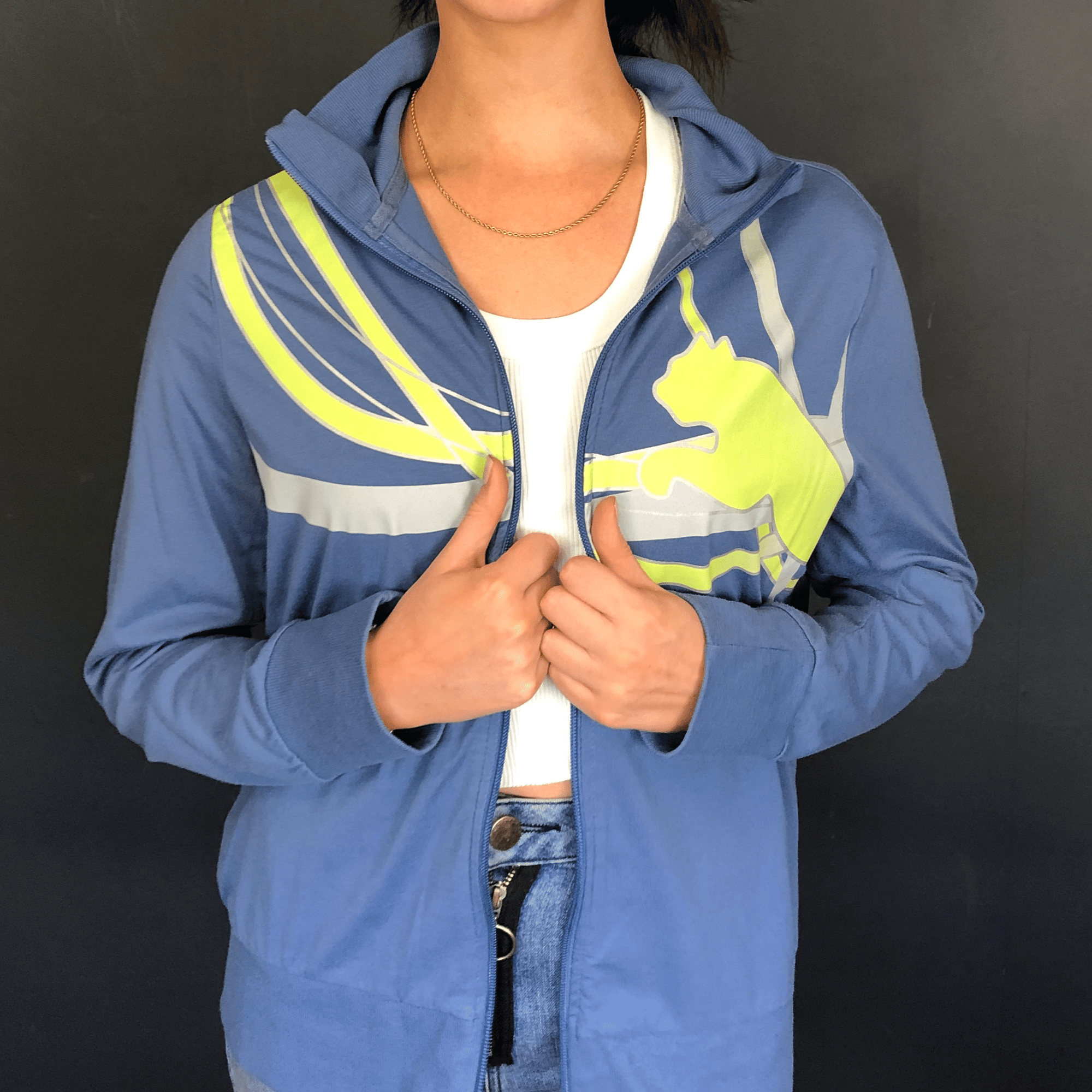 Vintage Puma Track Jacket - Women's Small - Vintique Clothing