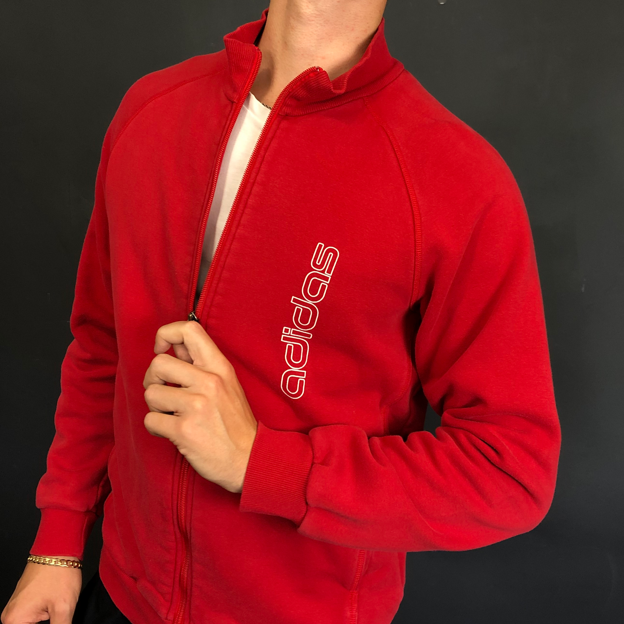 VINTAGE ADIDAS ORIGINALS TRACK JACKET - Large - Vintique Clothing