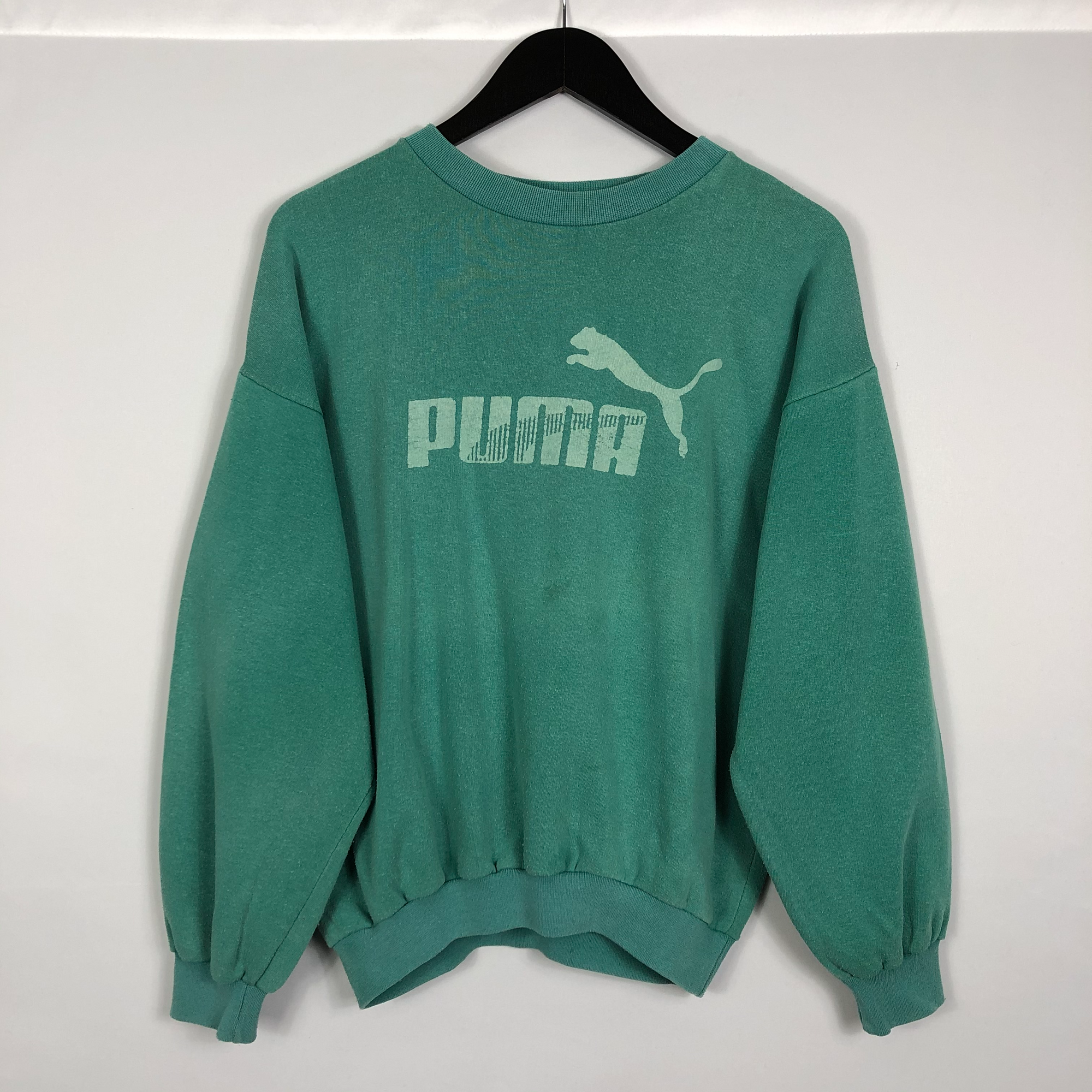 Vintage Puma Spellout Sweatshirt - Men's Medium/Women's Large