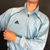 Vintage Baby Blue Adidas Track Jacket - Medium - Vintique Clothing