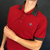 Genuine Vivienne Westwood Polo Shirt in Deep Red - Large - Vintique Clothing