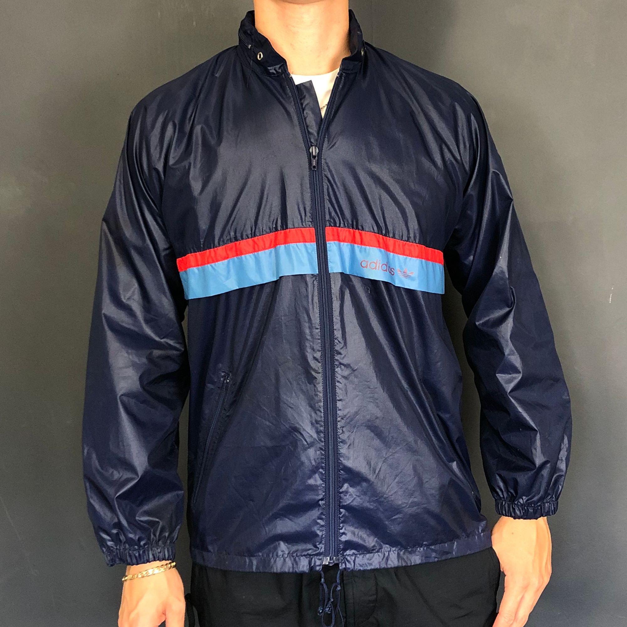 Vintage Adidas Track Jacket - Large - Vintique Clothing