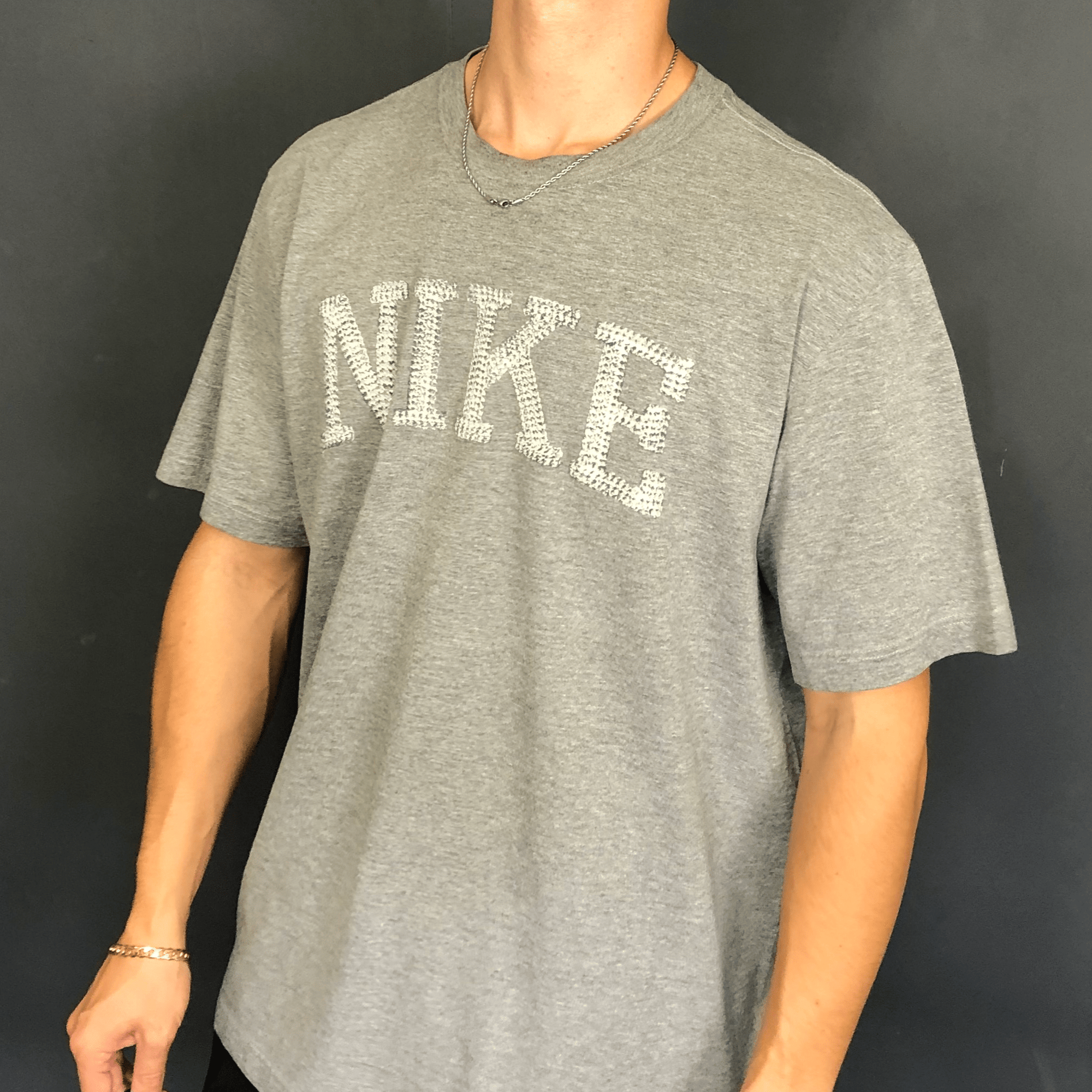 Vintage Nike Spellout 'Embroidered Print effect' - Vintique Clothing