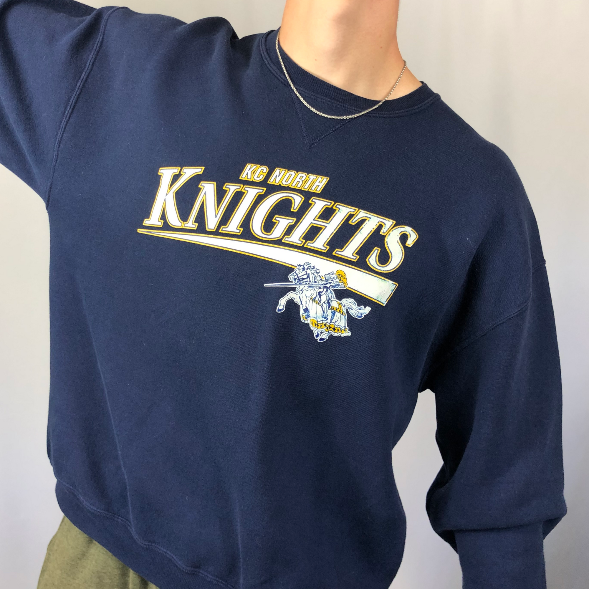 Vintage Kansas City North Knights Sweatshirt - Large