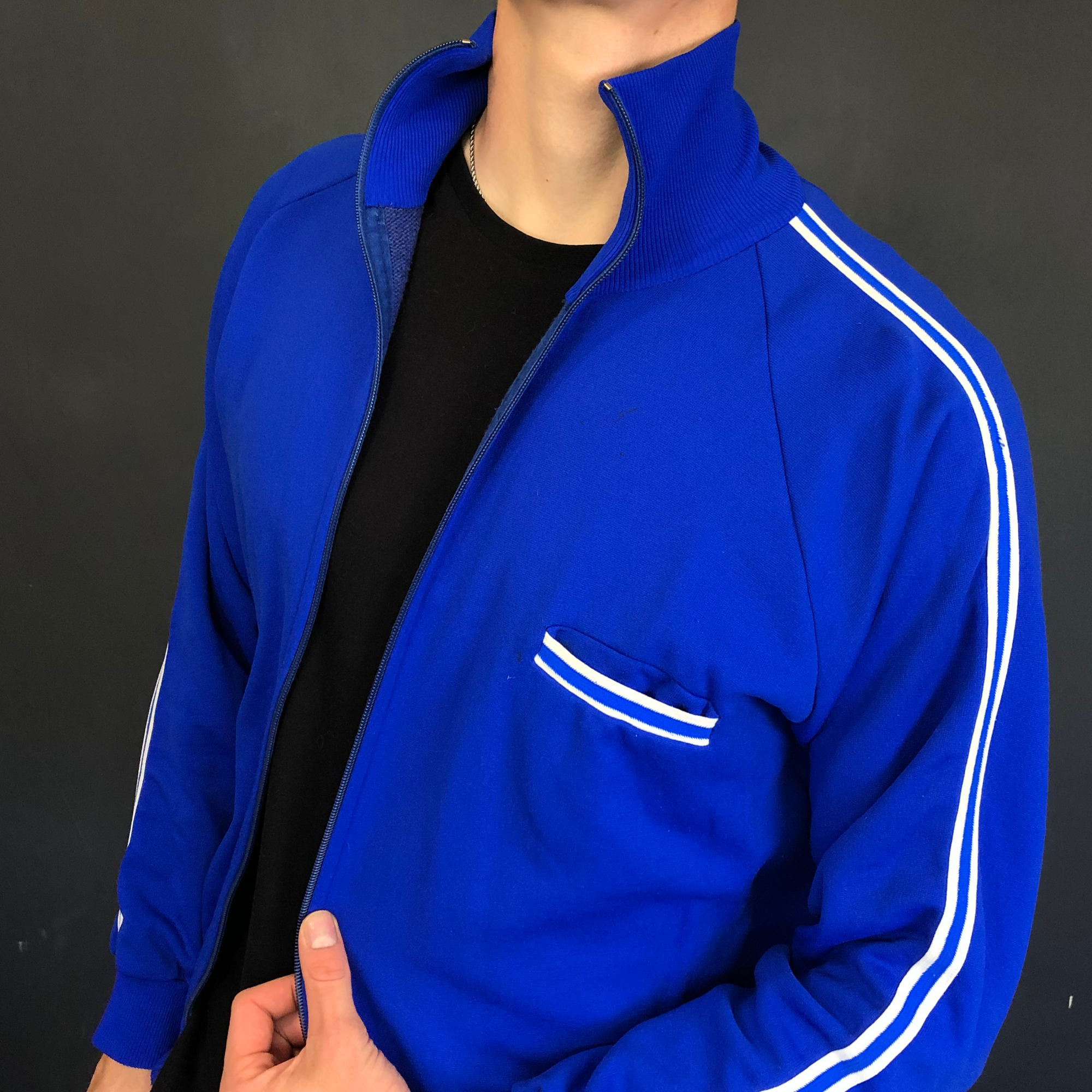 VINTAGE TRACK JACKET - Large - Vintique Clothing