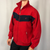 Vintage Nike Zip Sweatshirt in red & navy colourway - Large - Vintique Clothing