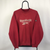 Vintage Reebok Spellout Sweatshirt in Red - Men's Large/Women's XL