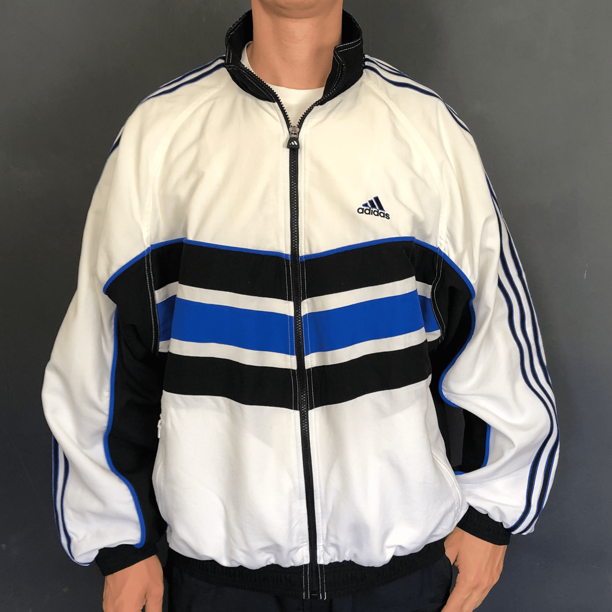 Vintage 90’s Adidas Track Jacket - XL - Vintique Clothing