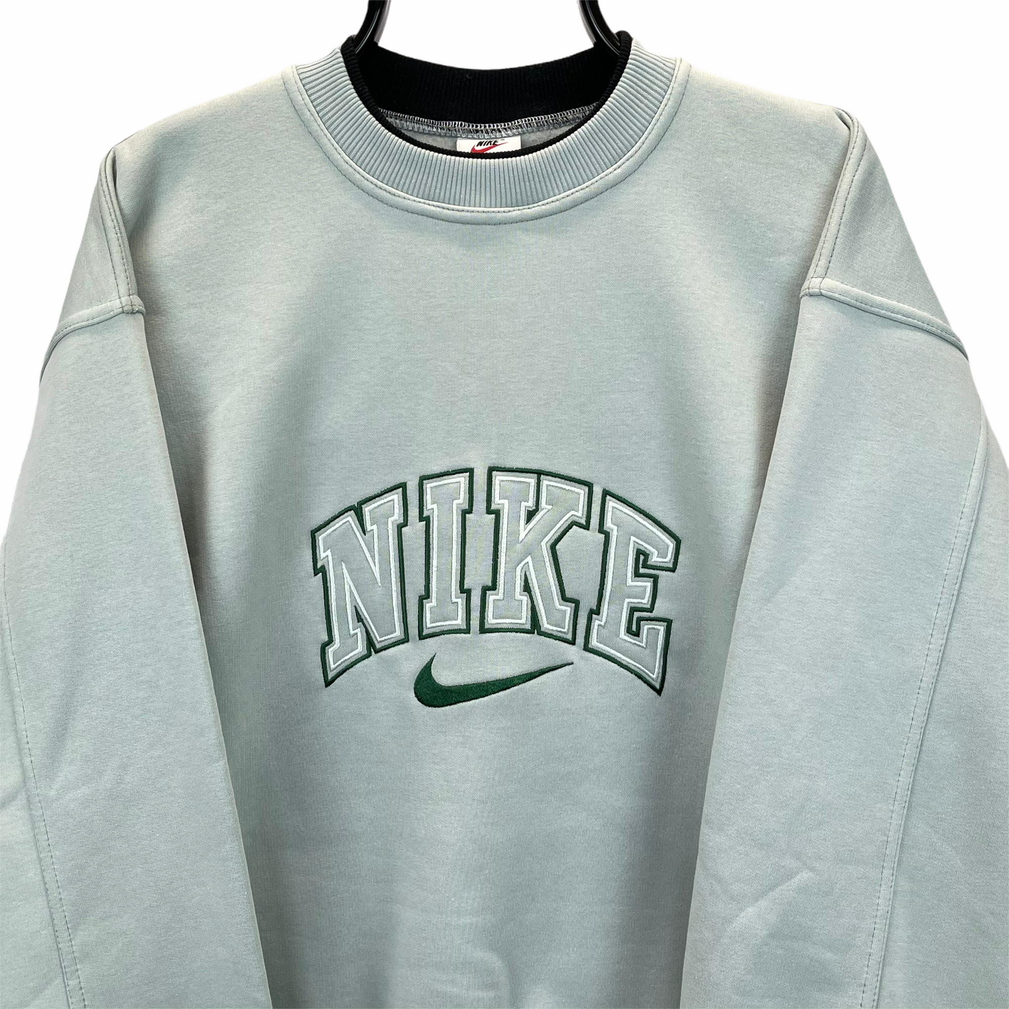 Nike Spellout Sweatshirt in Sage - Men's Large/Women's XL