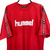 Vintage Hummell Spellout Tee in Red - Men's Large/Women's XL
