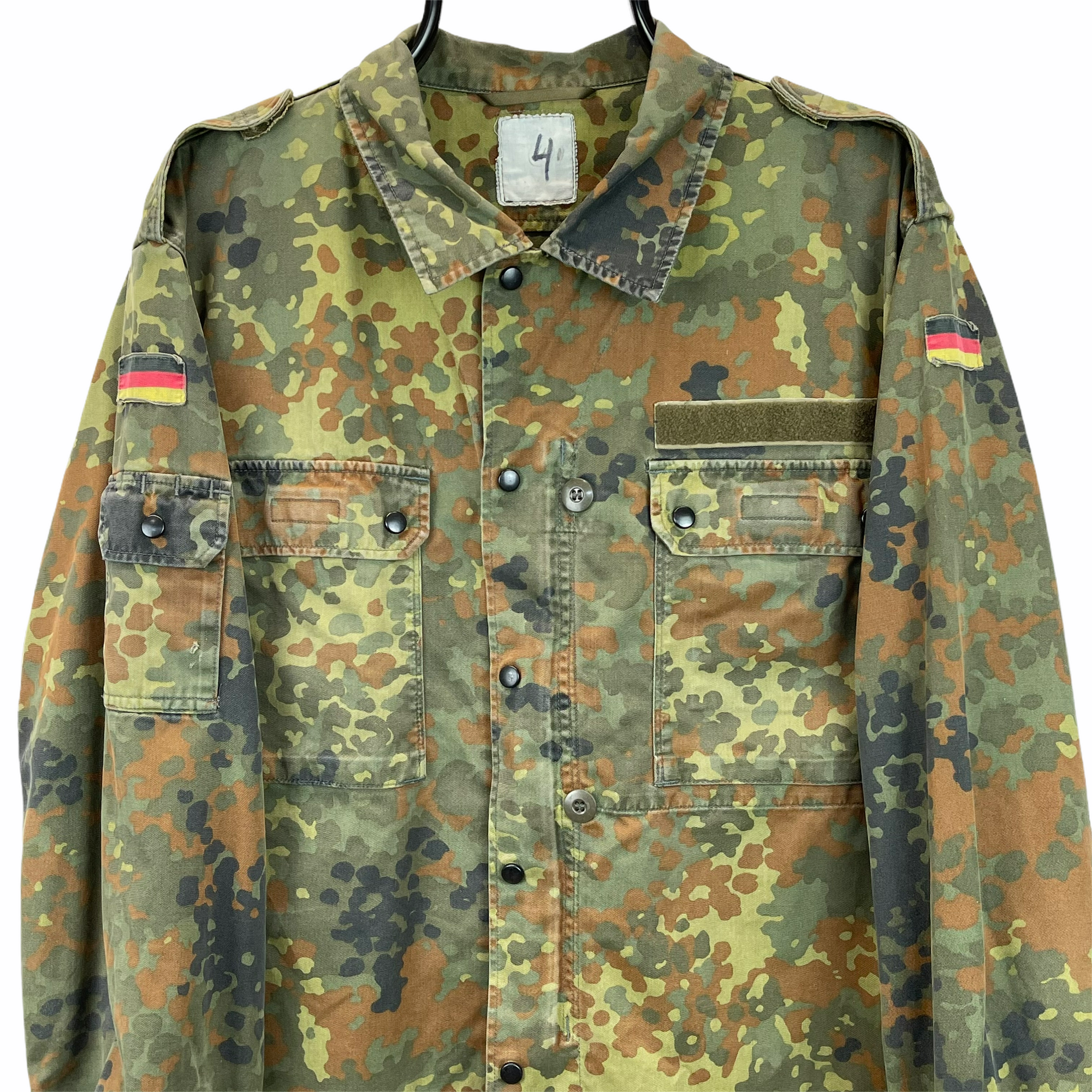 Vintage Digital Camouflage Heavy Cotton Shirt - Men's Medium/Women's Large