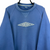 Vintage Umbro Big Logo Sweatshirt in Light Blue - Men's Medium/Women's Large