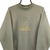 Vintage 90s Adidas Spellout Sweatshirt in Olive Green - Men's Medium/Women's Large