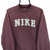 Vintage 90s Nike Spellout Sweatshirt in Light Brown - Men's Small/Women's Medium