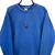 Vintage Nike Centre Logo Sweatshirt in Blue - Men's Medium/Women's Large
