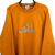 Vintage Adidas Spellout Sweatshirt in Orange - Men's Large/Women's XL