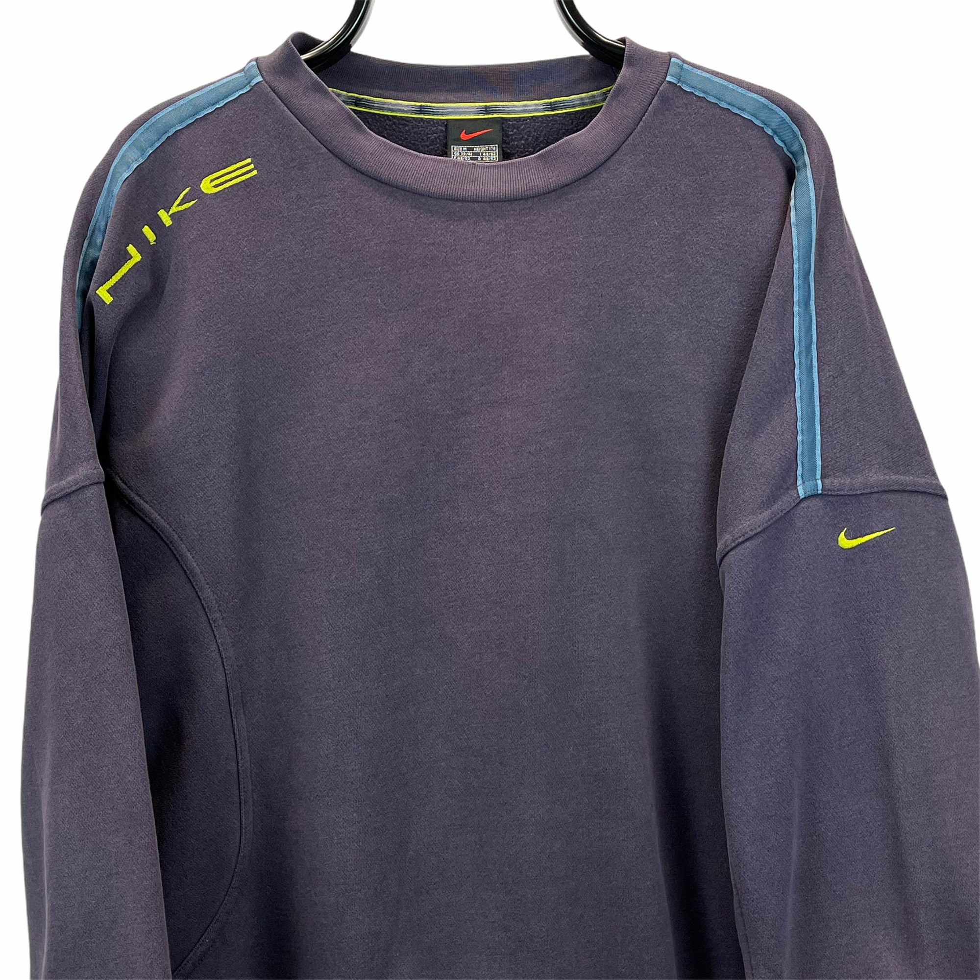 Vintage 90s Nike Spellout Sweatshirt in Plum - Men's Large/Women's XL