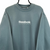 Vintage 90s Reebok Spellout Sweatshirt in Duck Egg Blue - Men's Large/Women's XL