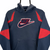 VINTAGE NIKE SPELLOUT HOODIE IN NAVY & RED - MEN'S XS/WOMEN'S SMALL