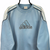 Vintage Adidas Spellout Sweatshirt in Baby Blue - Men's Large/Women's XL