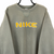 Vintage Nike Spellout Sweatshirt in Beige & Yellow - Men's XL/Women's XXL