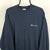 Vintage Champion Embroidered Small Logo Sweatshirt in Navy - Men's Large/Women's XL