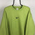 Nike Embroidered Centre Swoosh Sweatshirt in Avocado Green - Men's Medium/Women's Large