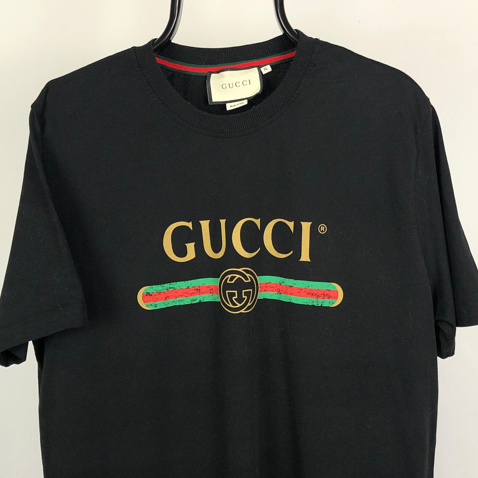 Bootleg Gucci Double G Tee - Men's Large/Women's XL
