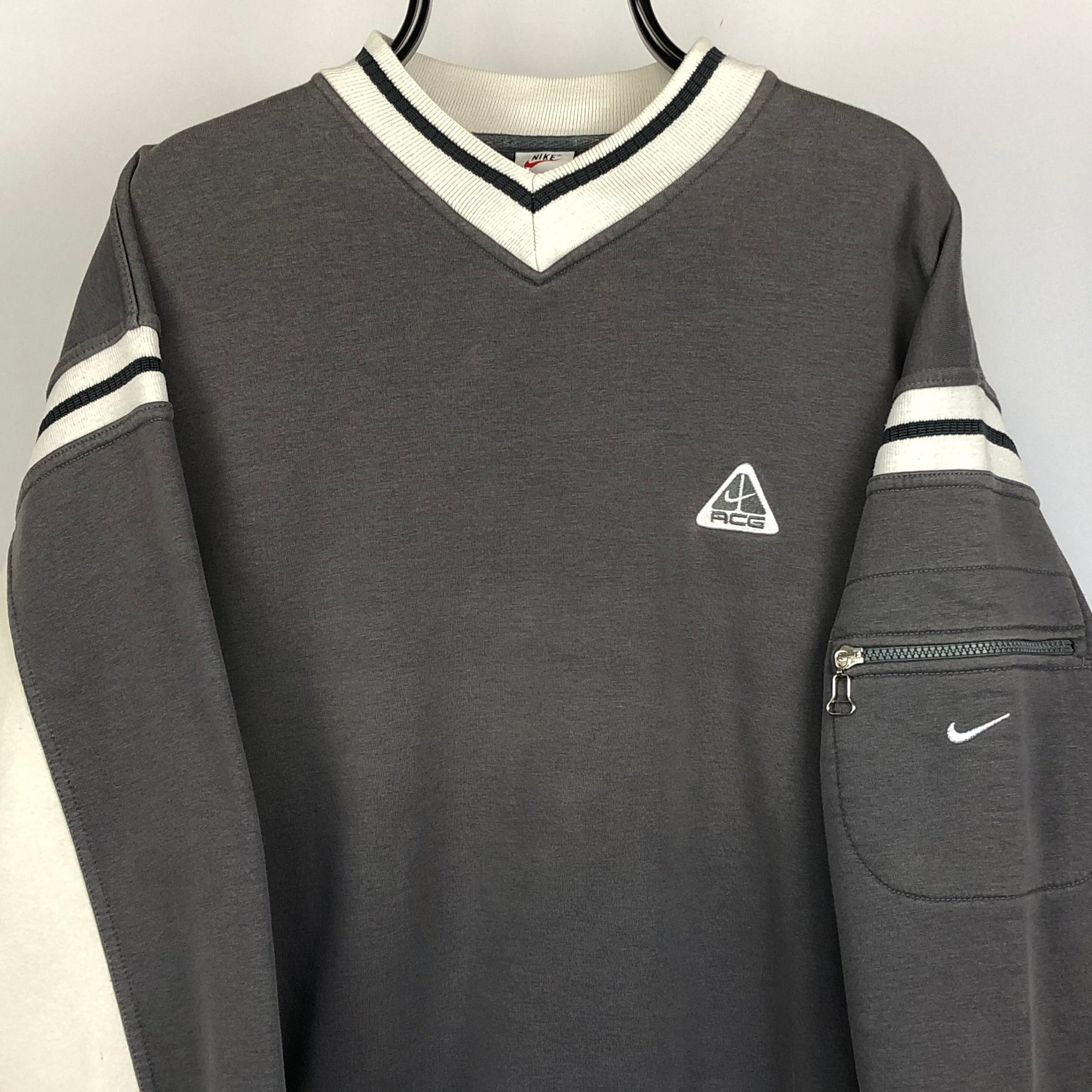 Vintage Nike ACG Embroidered Logo Sweatshirt - Men's Large/Women's XL