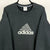 Vintage Adidas Spellout Sweatshirt in Washed Black - Men's Large/Women's XL