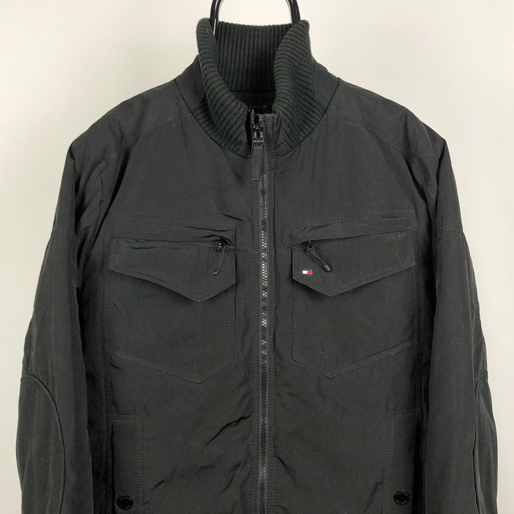 Tommy Hilfiger Lined Jacket in Black - Men's Large/Women's XL