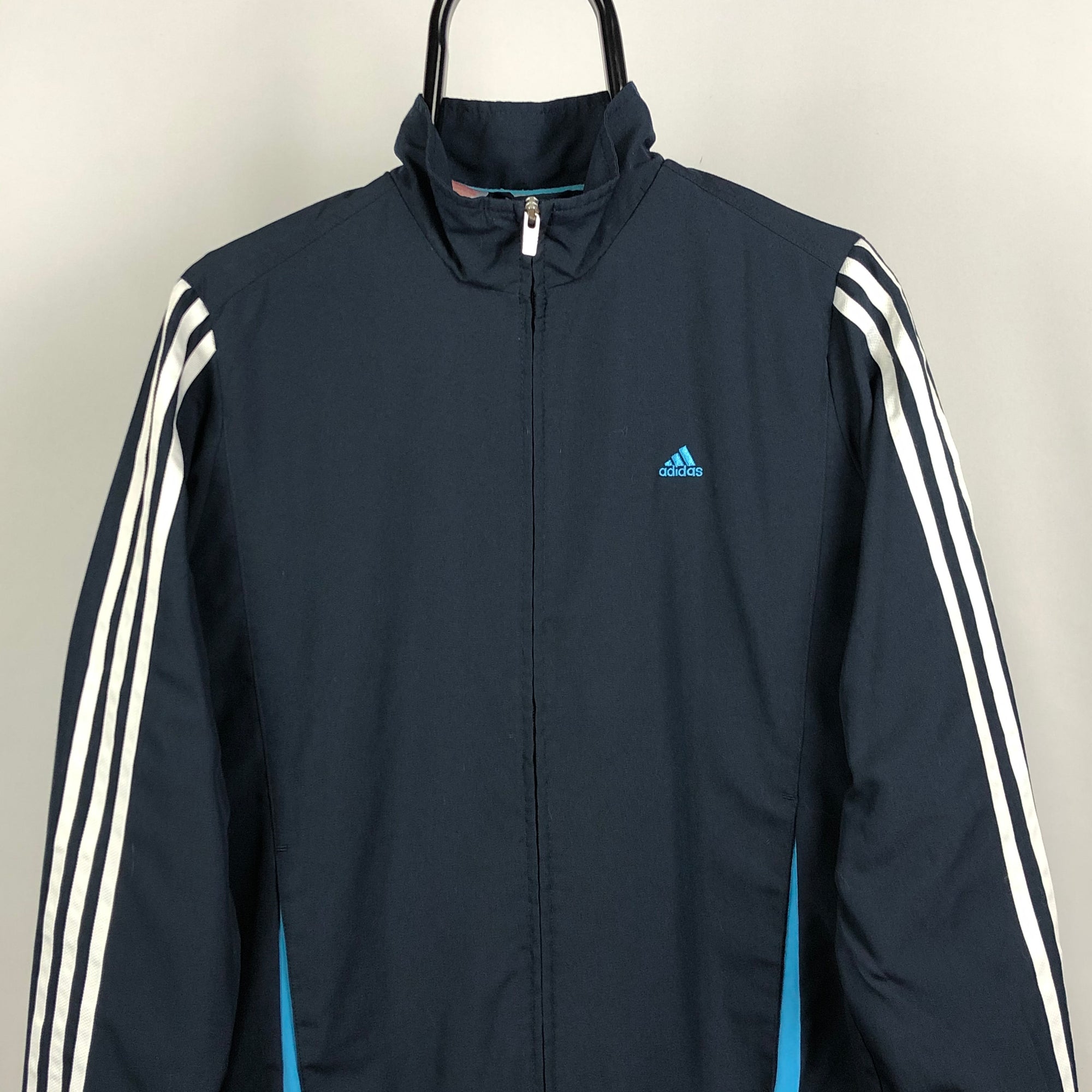 Adidas Track Jacket in Navy/White - Men's Small/Women's Medium