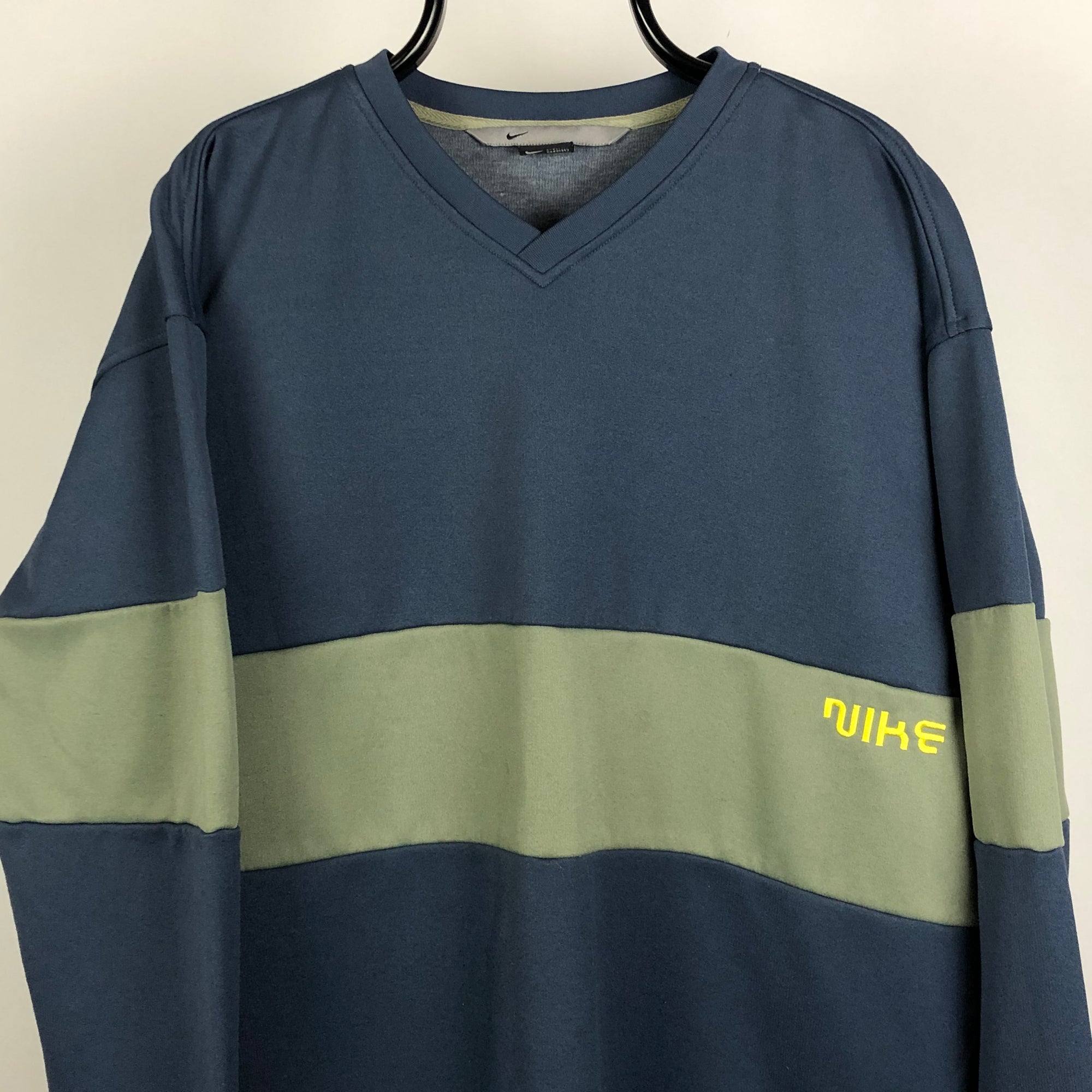 Vintage Nike Embroidered Small Spellout Sweatshirt - Men's XL/Women's XXL