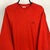 Vintage Adidas Embroidered Small Logo Sweatshirt in Red - Men's Medium/Women's Large