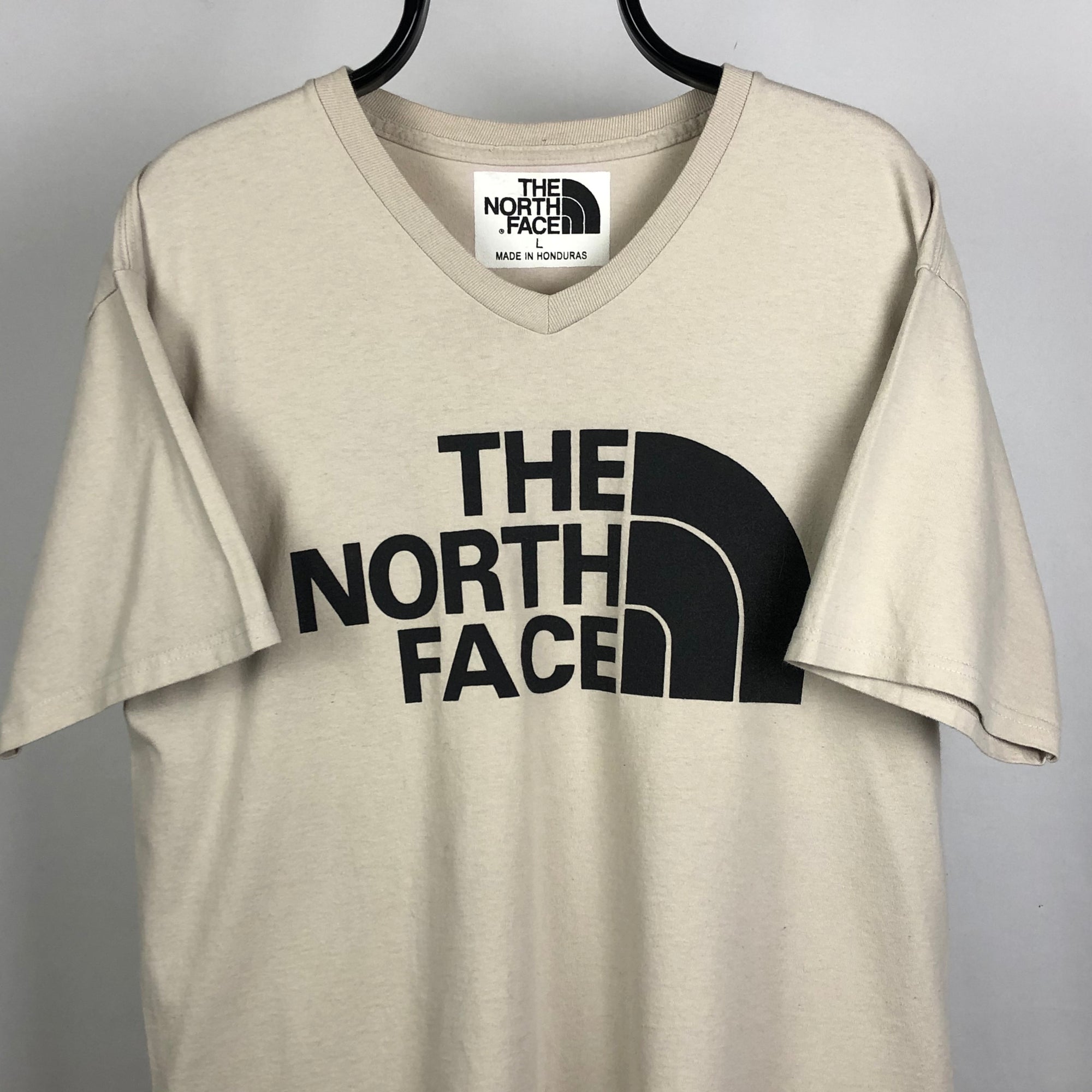 North Face Tee in Beige - Men's Large/Women's XL