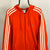 Adidas Embroidered Small Logo Zip Hoodie in Orange - Men's Large/Women's XL