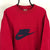 Vintage 90s Nike Spellout Sweatshirt in Deep Pink/Red + Navy - Men's Medium/Women's Large