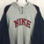 Vintage Nike Embroidered Spellout Hoodie in Grey/Navy/Red - Men's XL/Women's XXL