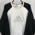 Vintage Adidas Spellout Sweatshirt in Black/White - Men's Large/Women's XL