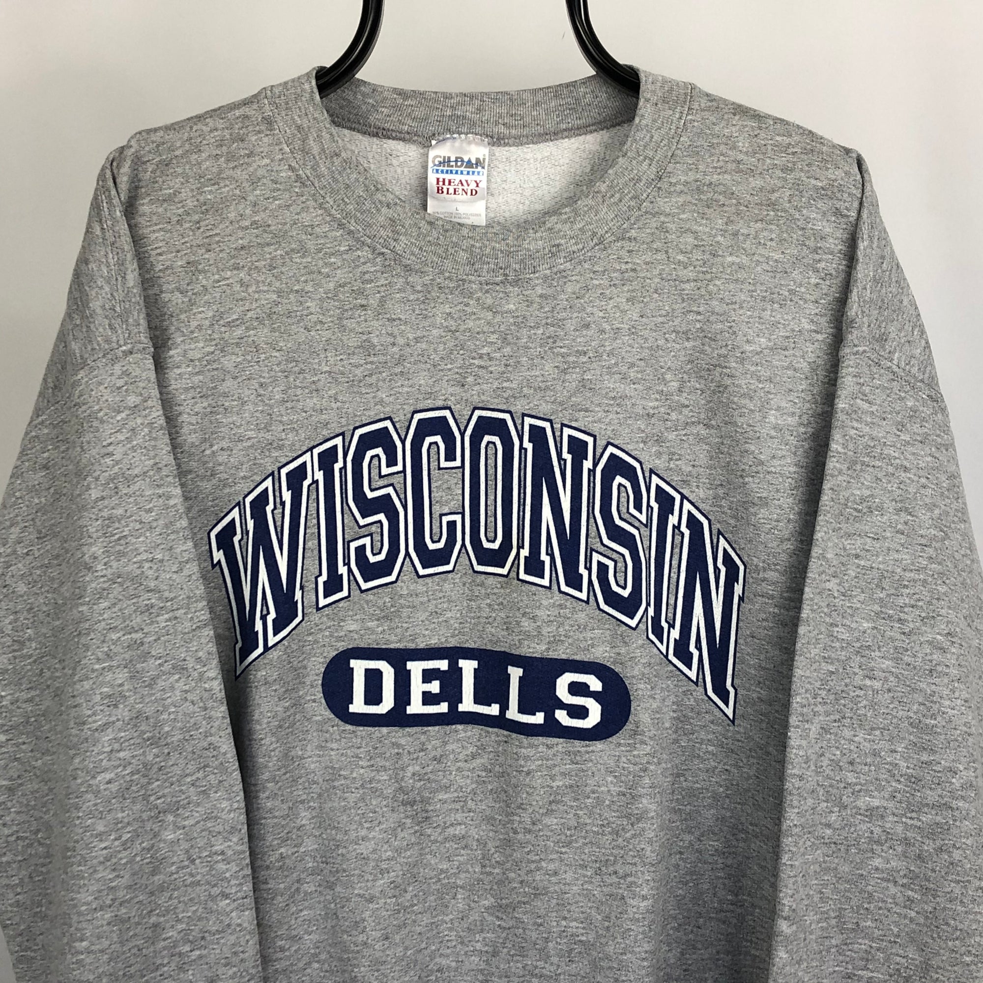 Vintage 'Wisconsin' College Sweatshirt - Men's Large/Women's XL