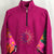 Vintage Sun Embroidery Fleece in Pink - Men's Small/Women's Medium