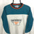 Vintage Reebok Spellout Sweatshirt in Grey/Blue/Orange - Men's Large/Women's XL