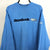 Vintage Reebok Spellout Sweatshirt in Baby Blue - Men's Medium/Women's Large