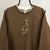 Vintage Bird Embroidery Sweatshirt in Brown - Men's Medium/Women's Large