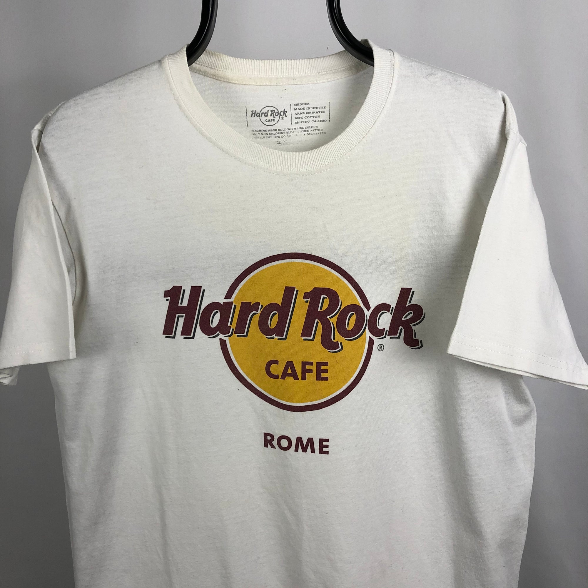Hard Rock Cafe Rome Tee - Men's Medium/Large