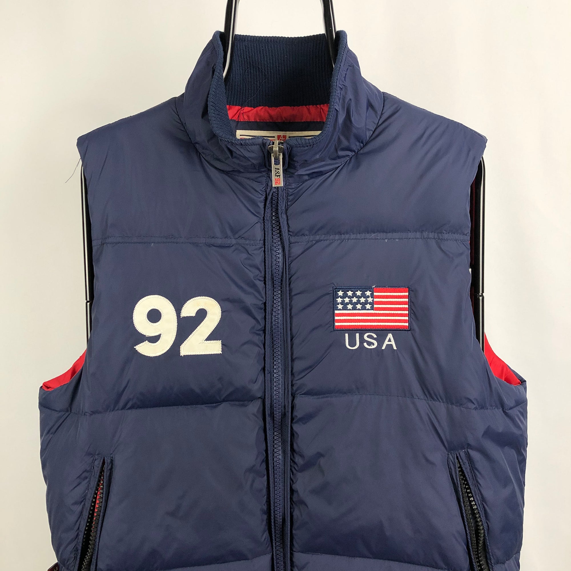 Abercrombie & Fitch USA Down Gilet - Men's Medium/Women's Large