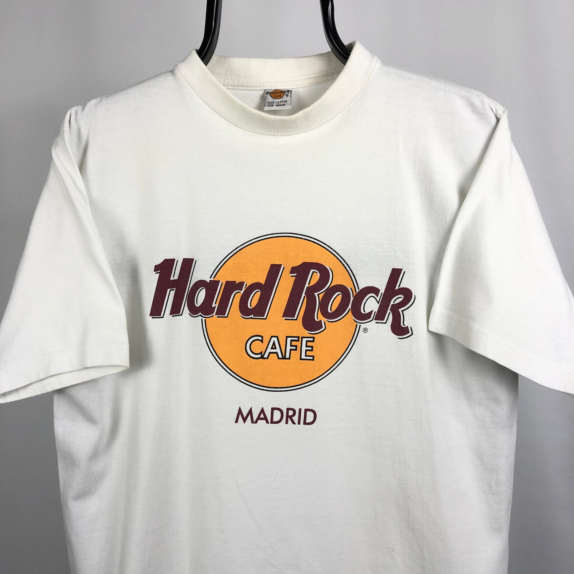 Vintage Hard Rock Cafe Madrid Tee - Men's Medium/Women's Large